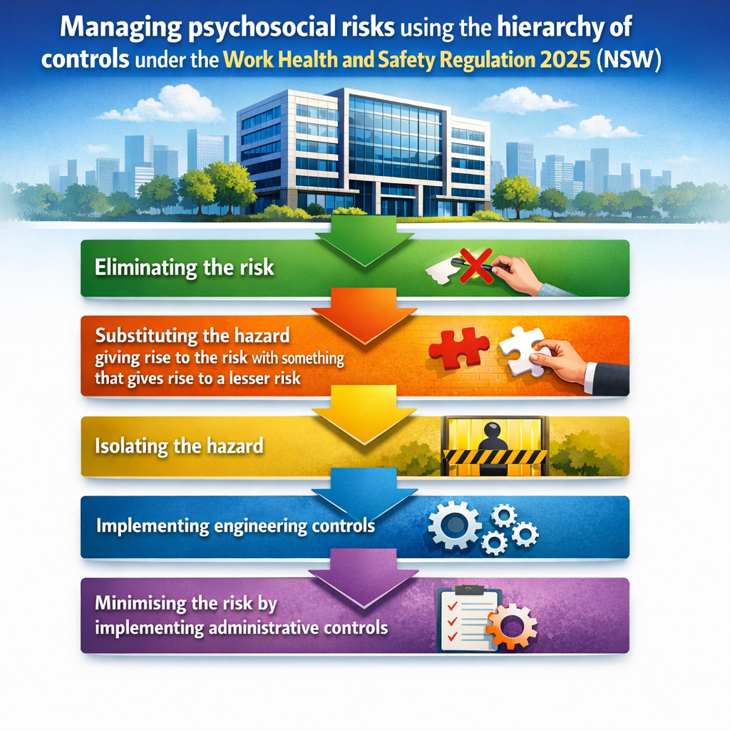 managing psychosocial risks using the hierarchy of controls